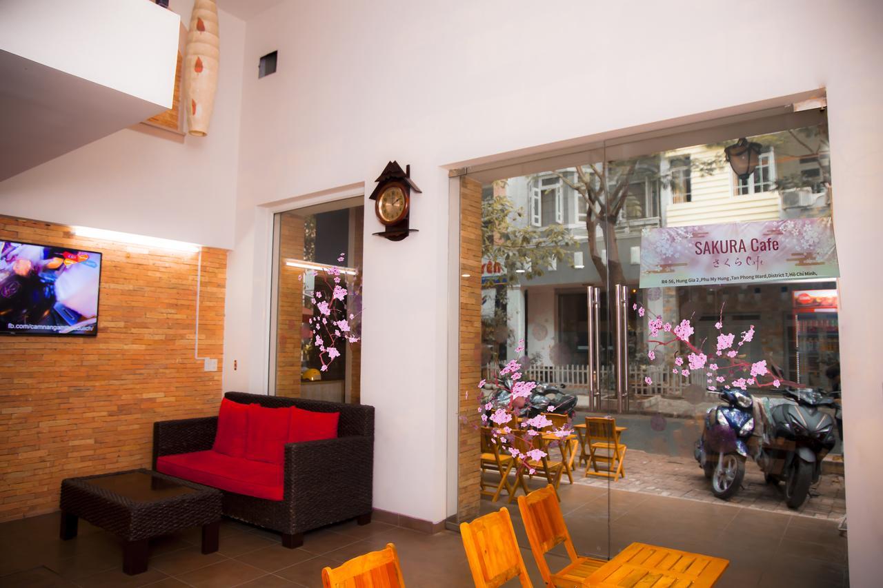 Apartmán Sakura Cafe Ho Či Minovo Město Exteriér fotografie