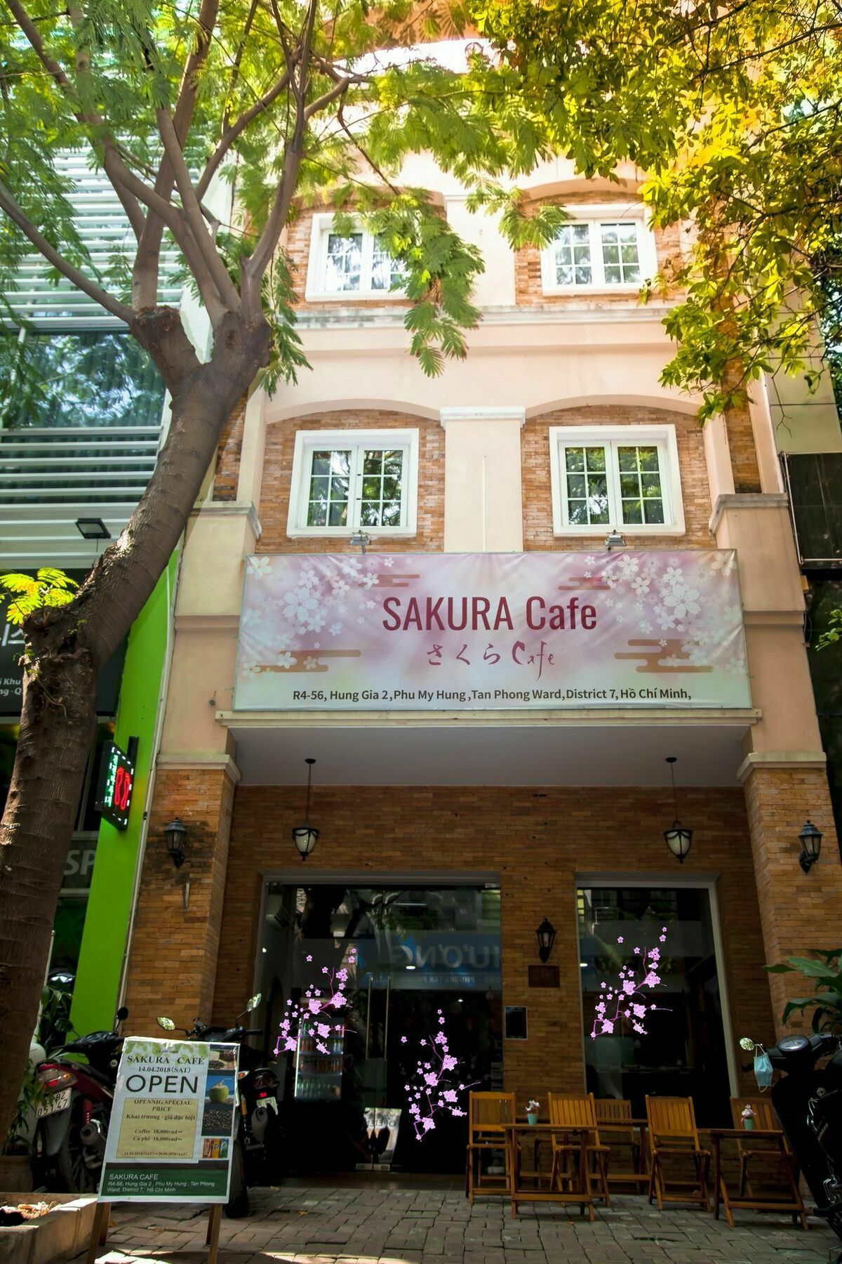 Apartmán Sakura Cafe Ho Či Minovo Město Exteriér fotografie